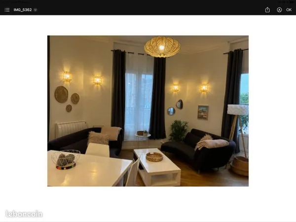 Location appartement F2 meublé