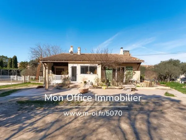 Référence : 5070-BMA - Maison plain-pied 4 pièces avec Terrain et Piscine