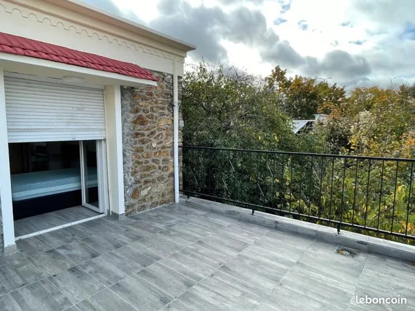 Appartement meublé de 40 m2 avec jardin à 20 min de Paris centre