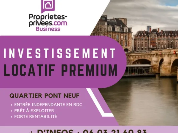 Triplex indépendant Paris 6e, rendement optimisé