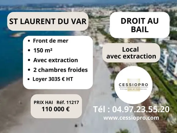 Local commercial 150 m²