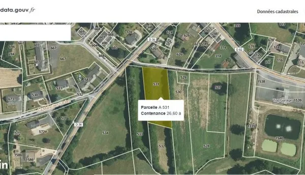 Terrain agricole 4980m2