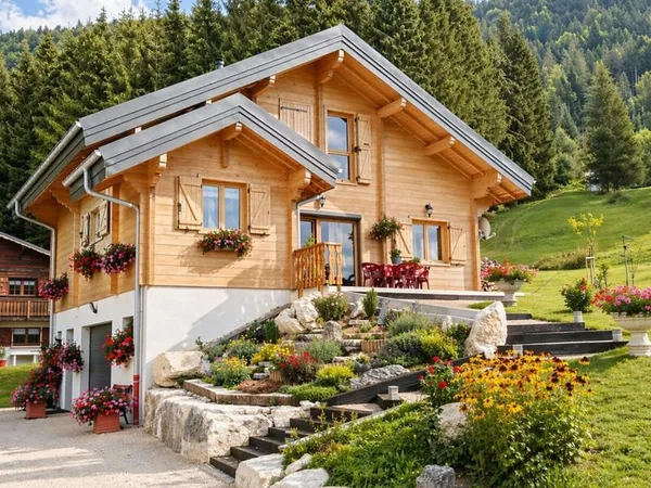 01170 Chalet récent avec vue dégagée : Un coin de paradis en