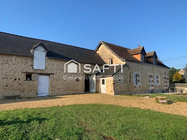 Longère 3 chambres de 140 m²