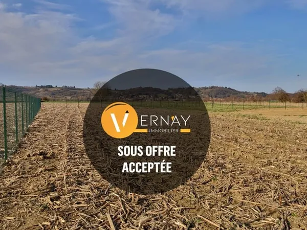 Terrain plat et viabilisé en vente sur la commune de Septème