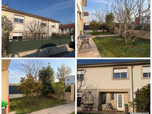 Maison F6 3 chambres avec jardins & garage À LOUER