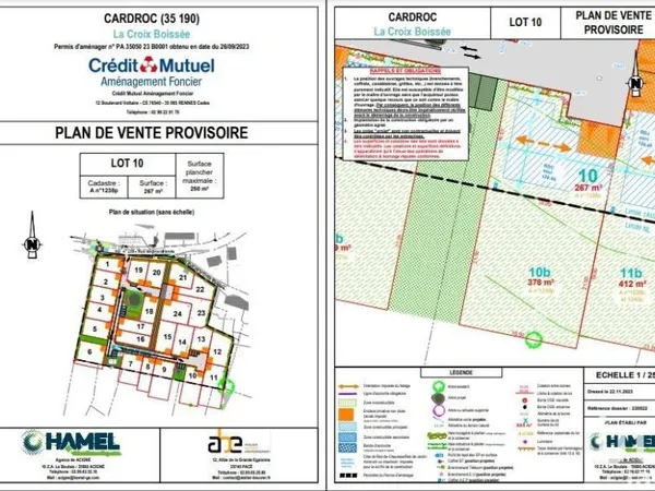 Vente Terrain 645 m²