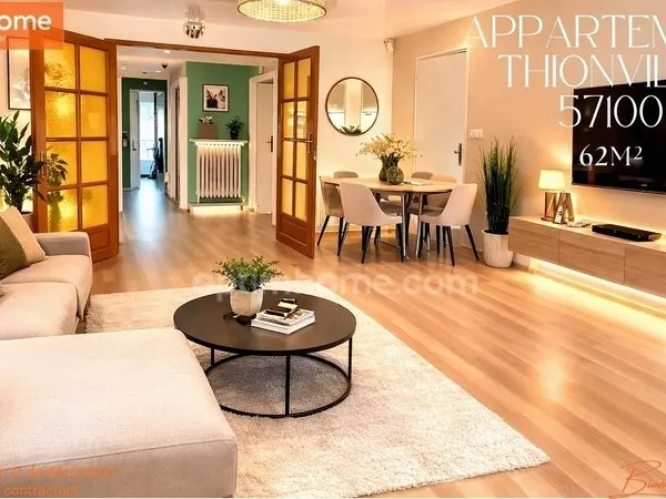 Appartement 3 pièces 63 m² Thionville 57100