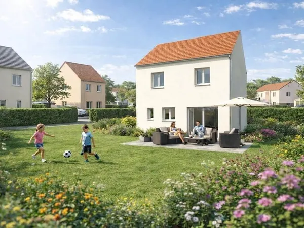 Projet de construction d'une maison 108 m² avec terrain à DAMMARTIN-EN-SERVE (78)