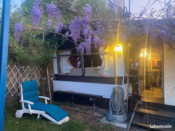 A vendre chalet-mobilhome