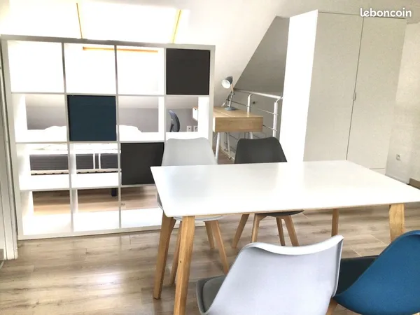 Studio meublé, rénové de 40m2