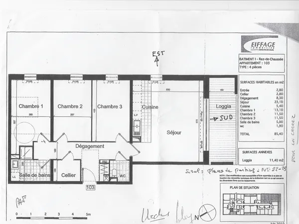 Vends appartement idéal colocation