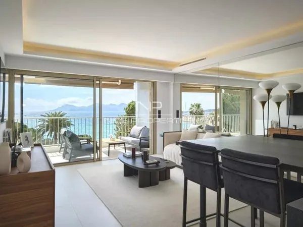 CANNES CROISETTE 3 PIÈCES VUE MER PANORAMIQUE