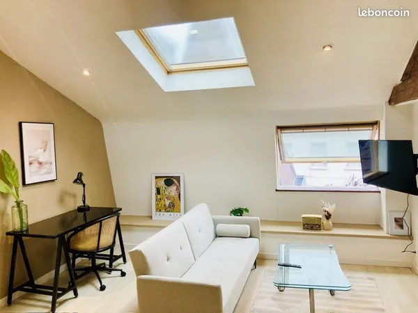 T2 Meublé 43m² - Centre-Ville Épinal - 5 min Gare - 620 CC