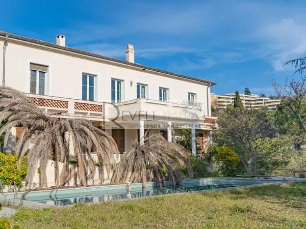 RARE CORNICHE FLEURIE VILLA COLONIALE