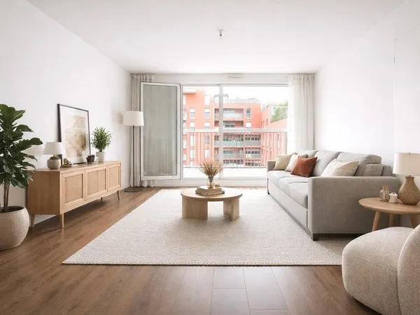 Appartement à vendre 3 pièces COLOMBES (92)68m²-2 chambres- balcon-parking