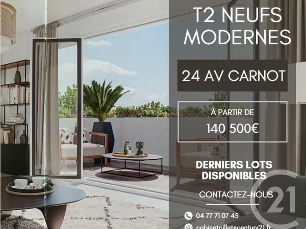 Appartement 2 pièces 42 m²