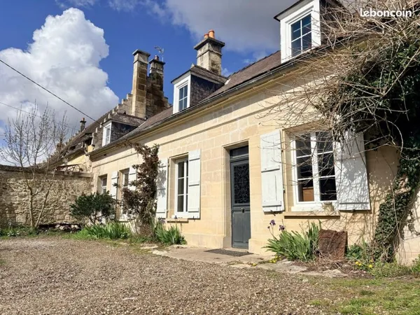 Maison de caractère en pierre + Dépendance aménagée - Berneuil-sur-Aisne