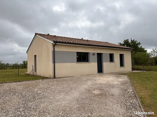 Maison contemporaine 80m2