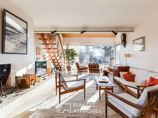 Maison et son extension vintage, quartier Beausoleil