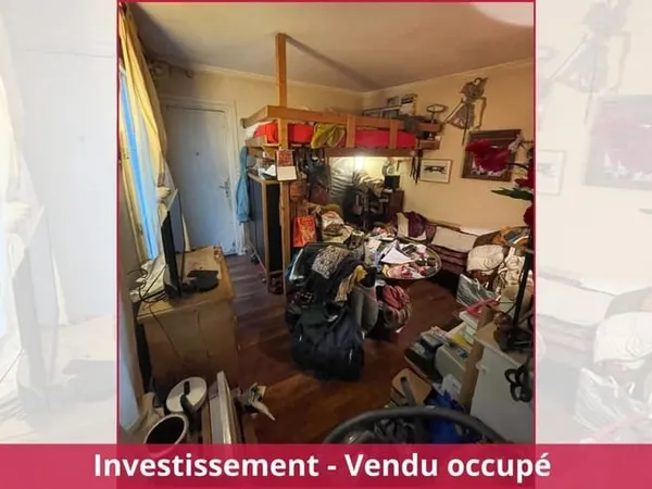 Appartement 2 pièces au 2ème étage vendu loué