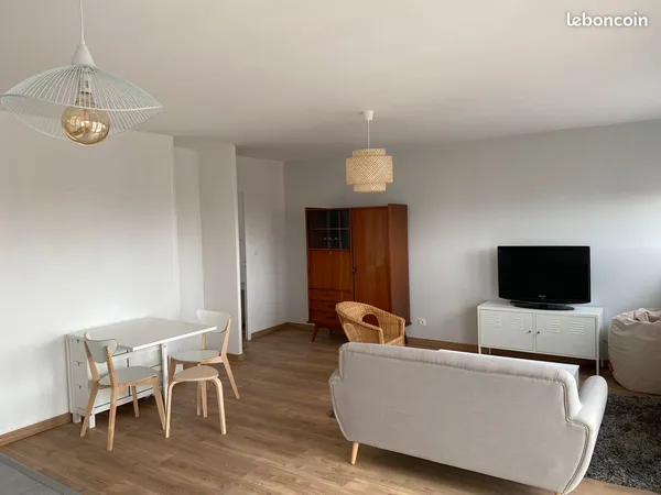 Appartement T3 meublé 2 chambres - Gratte-Ciel - Métro A