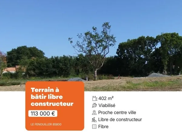 Terrain en individuel 402 m²