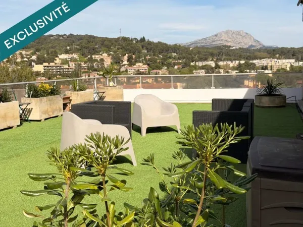 EXCEPTIONNEL APPARTEMENT AVEC TOIT TERRASSE PANORAMIQUE SUR LA SAINTE-VICTOIRE