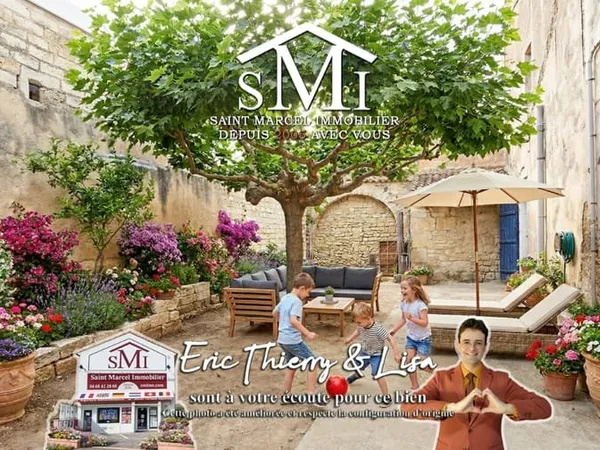 RARE à St Marcel, maison vigneronne avec jardin à rénover