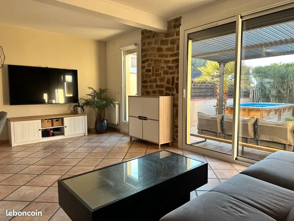 Pavillon familiale 3 chambres avec jardin