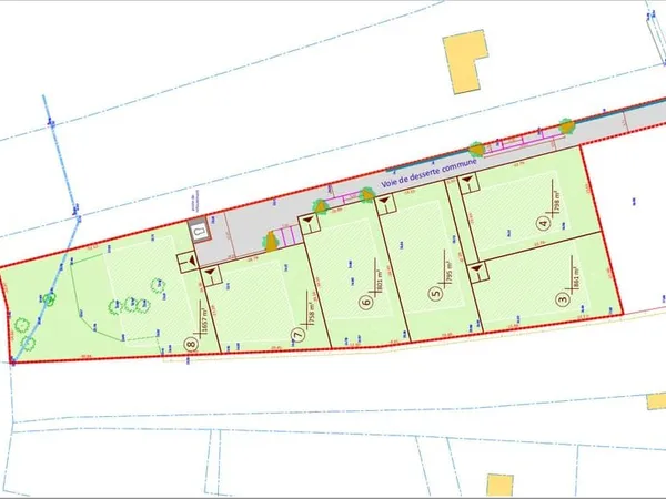 Terrain Plomeur 861 m2