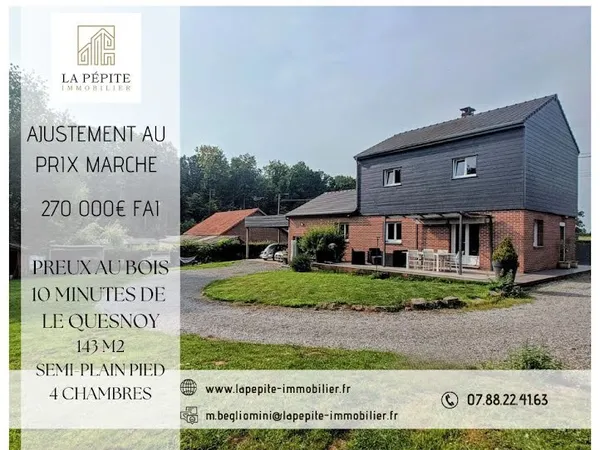 Maison 5 pièces 143 m²