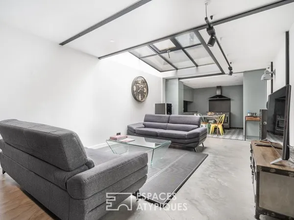 Triplex d'architecte avec terrasse en roof-top