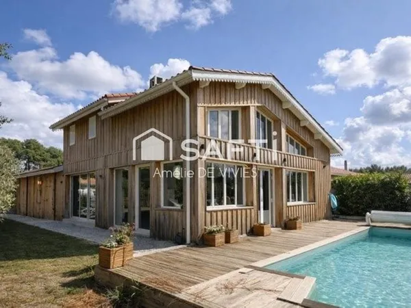 Villa 5 chambres - piscine - 5min de la plage