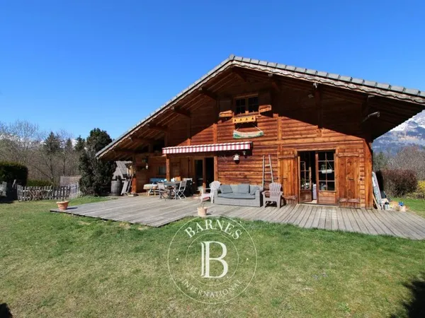 BARNES SAINT-GERVAIS - CHALET FAMILIAL PLEIN SUD