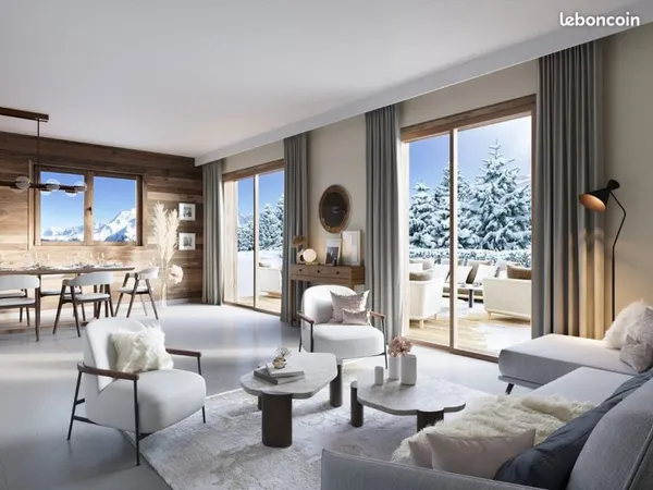 Secteur Mont-Blanc / Megève - Chalet avec jardin