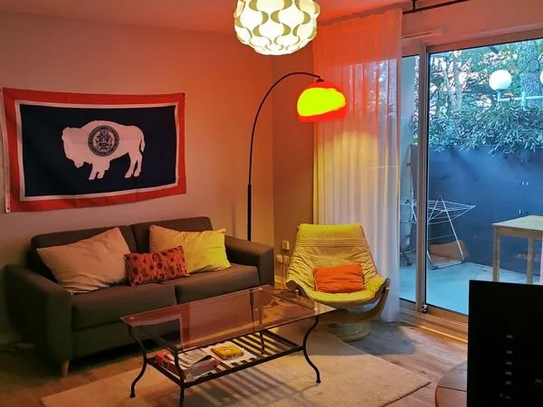 T2 meublé 48m² - Terrasse, parking, calme - Proche gare