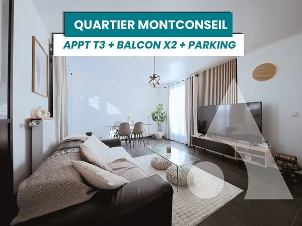 Appartement 3 pièces coup de coeur - Double terrasse