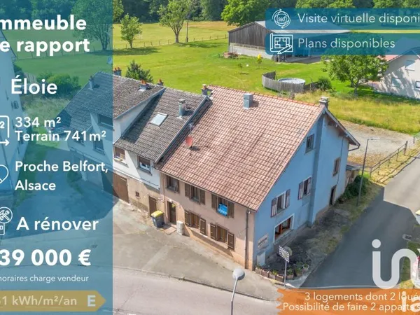 Immeuble 334 m²