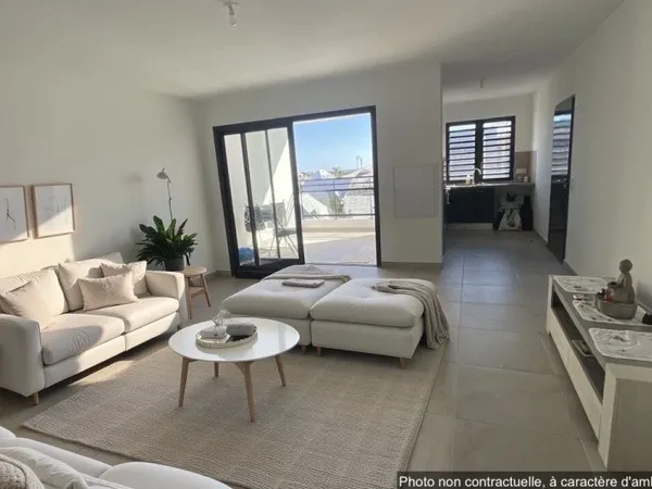 F3 récent de 64 m2 plus terrasse sur St Denis dernier étage