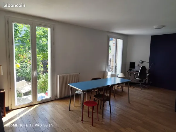 9 min Paris centre, meublé de 66 m² avec terrasse - Quartier Bac, Asnières-sur-Seine