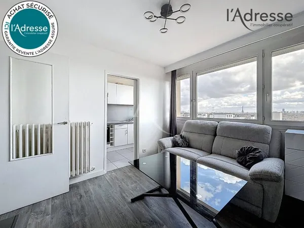 SURESNES/ Maréchal de Lattre de Tassigny - Vue Paris - Appartement Studio 36m² - 1 Cave - 1 BOX