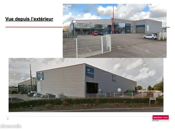 À LOUER BATIMENT INDUSTRIEL 1000 m2
