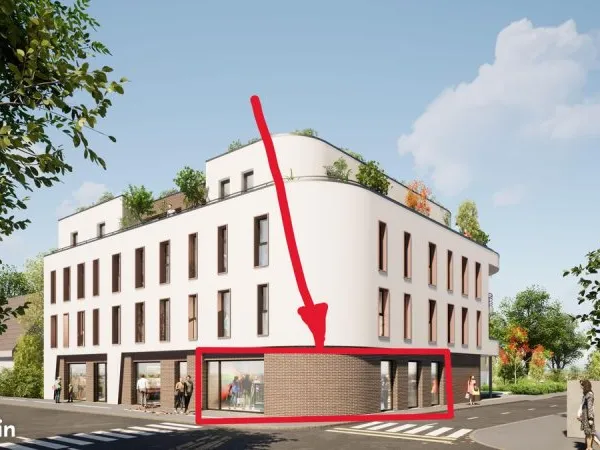 Local commercial 118,37 m² - NEUF - sur un axe stratégique et incontournable