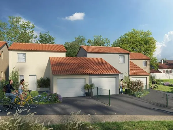 Maison T5 neuve en PSLA dans un cadre calme et résidentiel à 5 minutes de Cournon d'Auvergne !