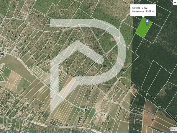 TERRAIN DE LOISIRS 7325 M2 ST JULIEN