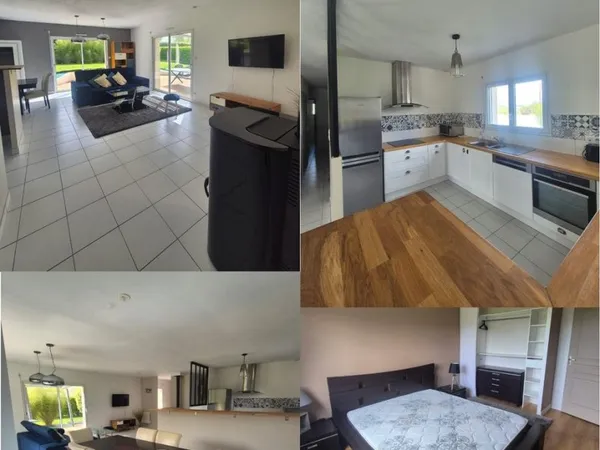 Maison à louemeublée 100m² Bannalec en campagne
