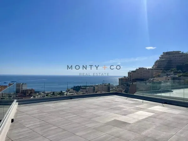 Vente Penthouse neuf avec vue mer panoramique a Beausoleil