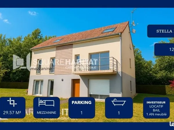 Appartement 1 pièce 29 m²