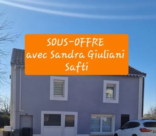 Maison individuelle avec 3 chambres, jardin et terrasse !